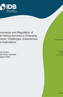 Governance and regulation of ride-hailing services in emerging markets: challenges, experiences and implications