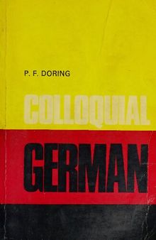 Colloquial German