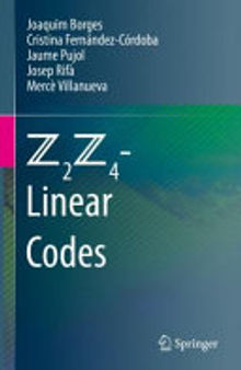 Z2Z4-Linear Codes (2022) [Borges et al] [9783031054419]