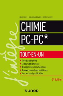 Chimie tout-en-un PC-PC* - 3e éd.