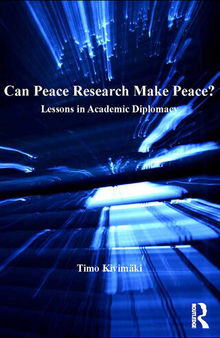 Can Peace Research Make Peace?: Lessons in Academic Diplomacy