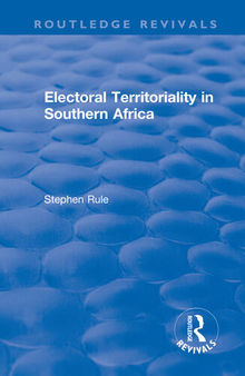 Electoral Territoriality in Southern Africa