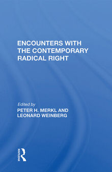 Encounters With the Contemporary Radical Right