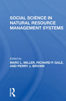 Social Science in Natural Resource Management Systems