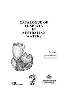 Catalogue of Tunicata in Australian Waters