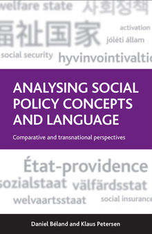 Analysing Social Policy Concepts and Language: Comparative and Transnational Perspectives