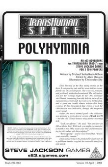 Transhuman Space: Polyhymnia