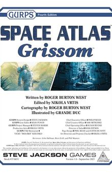 GURPS 4th edition. Space Atlas. Grissom