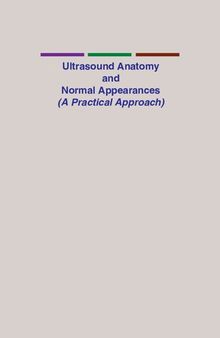 Ultrasound Anatomy and Normal Appearances (with CD)