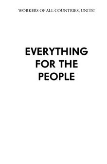 Everything for the People