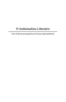 O ambientalista Libertário