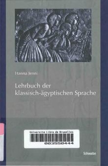 Lehrbuch der klassisch-ägyptischen Sprache