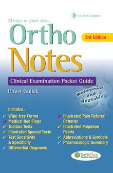 Ortho Notes: Clinical Examination Pocket Guide (Davis's Notes)
