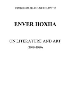 On Literature and Art (1949-1980)