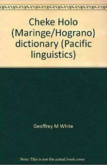 Cheke Holo (Maringe/Hograno) dictionary