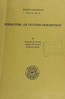 Kiribatese: an outline description