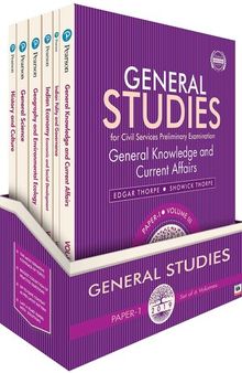 General Studies for Civil Services Preliminary Examination 2019 6 Volume Set Edgar Thorpe, Showick Thorpe