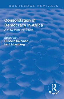 Consolidation of Democracy in Africa: A View From the South