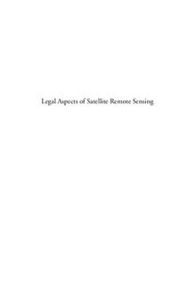 Legal aspects of satellite remote sensing