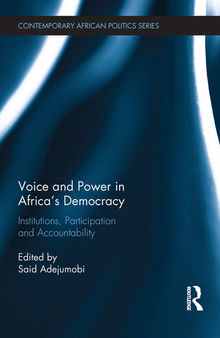 Voice and Power in Africa's Democracy: Institutions, Participation and Accountability