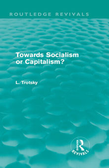 Towards Socialism or Capitalism?