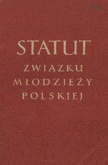 Statut Związku Młodzieży Polskiej