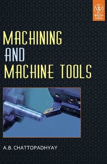 Machining and Machine Tools