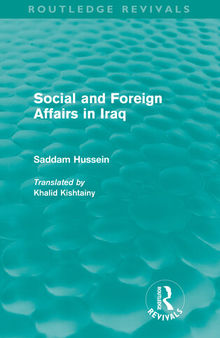Social and Foreign Affairs in Iraq