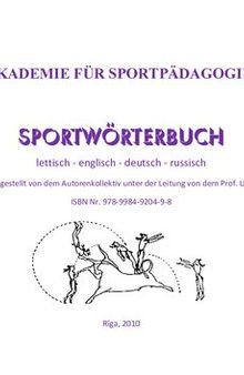 Sportwörterbuch - LT, EN, DE, RU.