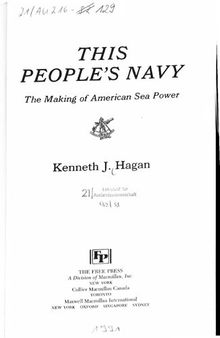This People's Navy. The Making of American Sea Power