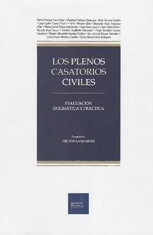 LOS PLENOS CASATORIOS CIVILES
