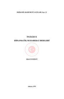 İngilizce Diplomatik Muhaberat Dersleri