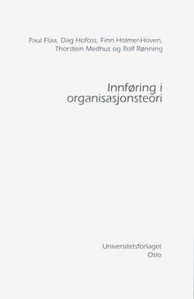 Innføring i organisasjonsteori