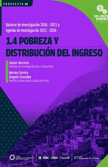Pobreza y Distribución del Ingreso (Perú)
