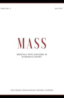 MASS - Volume 1 - Issue 4 - Monthly Applications in Strength Sport