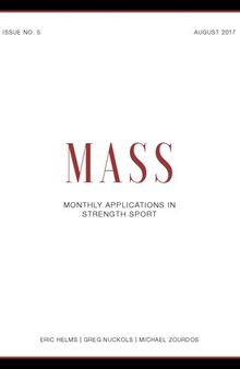 MASS - Volume 1 - Issue 5 - Monthly Applications in Strength Sport