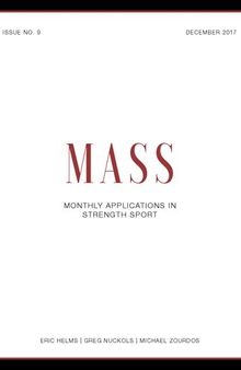 MASS - Volume 1 - Issue 9 - Monthly Applications in Strength Sport