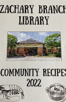 Zachary Branch Library Community Recipes 2022