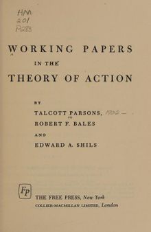 Working papers in the theory of action.