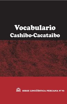 Vocabulario cashibo-cacataibo (Pano)