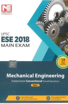 ESE(Mains)-Mechanical Engineering: Volume 1