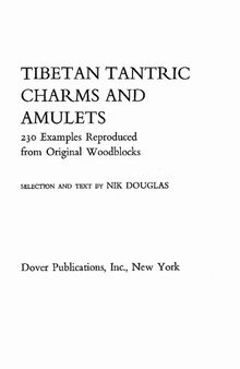 Tibetan Tantric Charms and Amulets