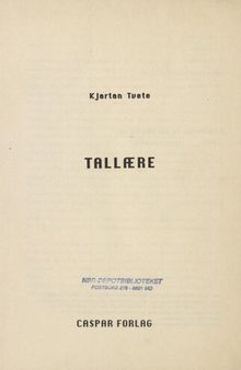 Tallære