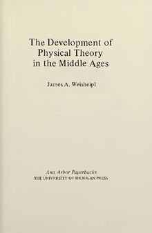 Development of Physical Theory in Middle Ages