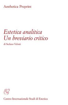 Estetica analitica. Un breviario critico