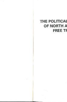 The political economy of North American free trade (-ch 3,5,6,15 only-)