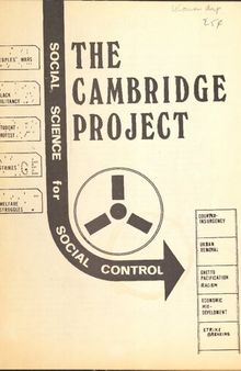 The Cambridge Project: Social Science for Social Control