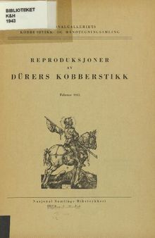 Reproduksjoner av Dürers kobberstikk
