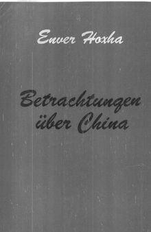 Betrachtungen über China