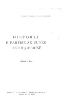 Historia e Partisë së Punës së Shqipërisë